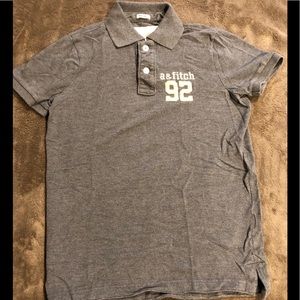 abercrombie kids gray polo shirt, size XL